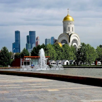 Церковь Георгия Победоносца на Поклонной горе - фото